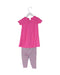 A Pink Dress Sets from Hanna Andersson in size 12-18M for girl. (Back View)