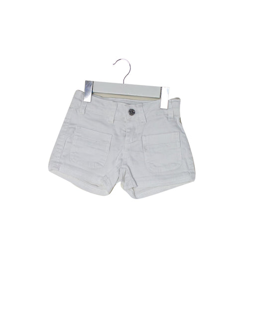 A White Shorts from Seed in size 4T for girl. (Front View)