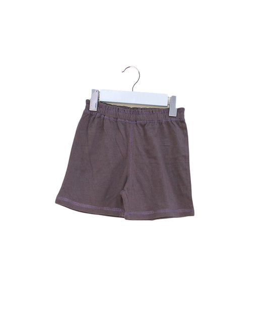 A Purple Shorts from Mini Mioche in size 4T for girl. (Front View)