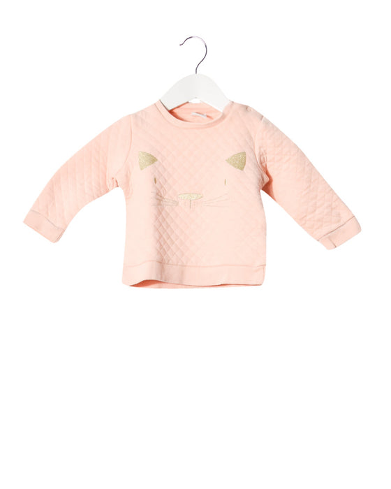 A Pink Sweatshirts from Seed in size 2T for girl. (Front View)