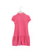 A Pink Short Sleeve Dresses from Petit Bateau in size 4T for girl. (Back View)