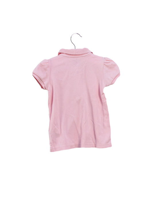 A Pink Short Sleeve Polos from Ralph Lauren in size 12-18M for girl. (Back View)