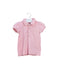 A Pink Short Sleeve Polos from Ralph Lauren in size 12-18M for girl. (Front View)