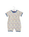 A White Rompers from Chateau de Sable in size 12-18M for boy. (Front View)