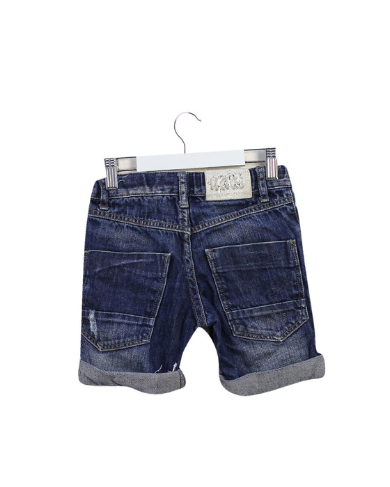 A Navy Shorts from IKKS in size 5T for girl. (Back View)