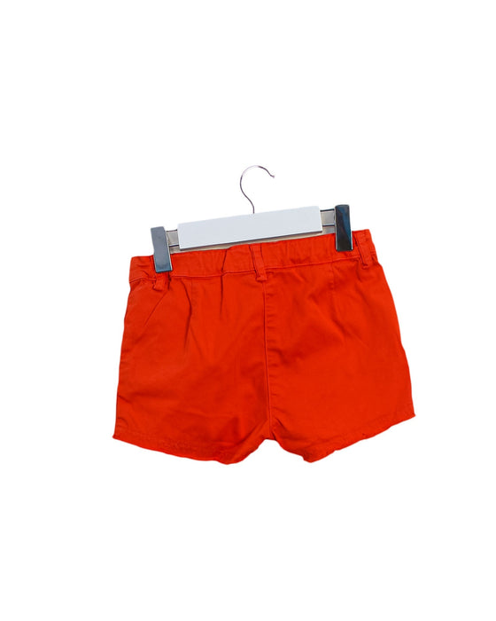 A Orange Shorts from Il Gufo in size 4T for girl. (Back View)