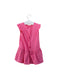 A Pink Sleeveless Dresses from Petit Bateau in size 6-12M for girl. (Back View)