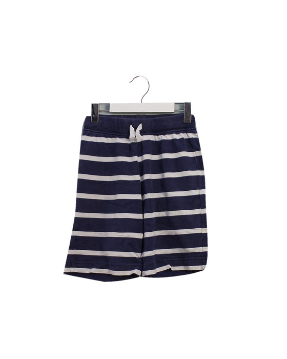 A Navy Shorts from Hanna Andersson in size 5T for girl. (Front View)