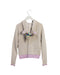 A Taupe Zippered Sweatshirts from Crewcuts in size 10Y for girl. (Back View)