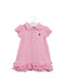 A Pink Short Sleeve Dresses from Ralph Lauren in size 6-12M for girl. (Front View)