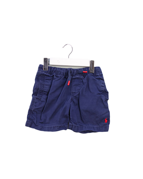 A Navy Shorts from Polo Ralph Lauren in size 3T for girl. (Front View)