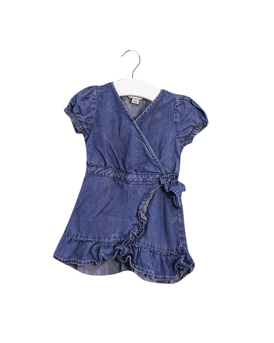 A Blue Dress Sets from Habitual in size 6-12M for girl. (Front View)