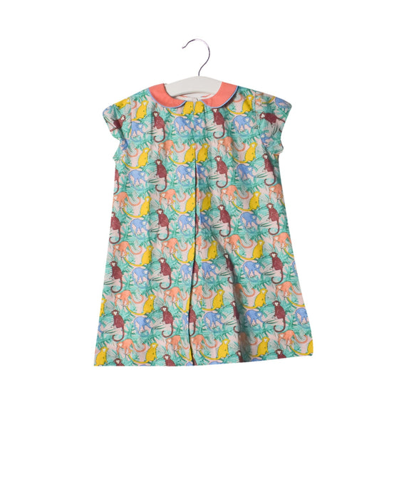 A Multicolour Sleeveless Dresses from Jim Thompson in size 6T for girl. (Front View)