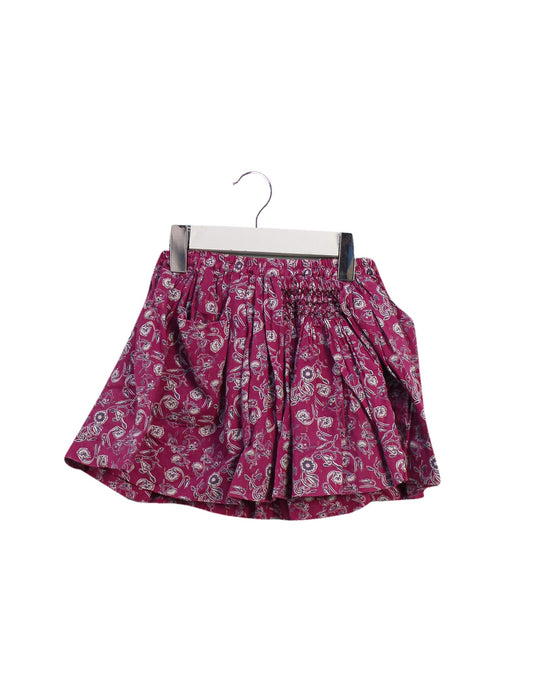 A Purple Short Skirts from Velveteen in size 3T for girl. (Front View)