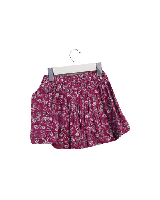 A Purple Short Skirts from Velveteen in size 3T for girl. (Back View)