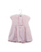 A Pink Short Sleeve Dresses from Jacadi in size 6-12M for girl. (Front View)