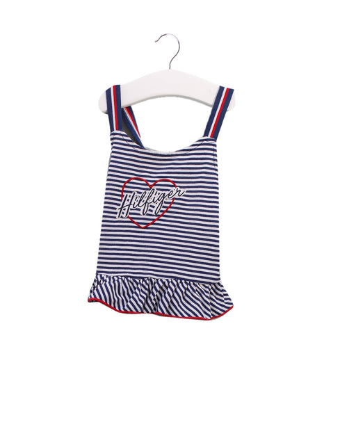 A Navy Sleeveless Tops from Tommy Hilfiger in size 12-18M for girl. (Front View)