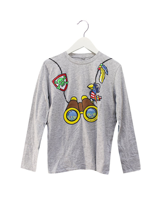 A Grey Long Sleeve Tops from Stella McCartney in size 10Y for boy. (Front View)