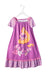 A Purple Short Sleeve Dresses from Retykle in size 7Y for girl. (Front View)