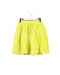 A Yellow Short Skirts from Velveteen in size 6T for girl. (Front View)