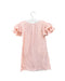 A Pink Short Sleeve Dresses from Velveteen in size 12-18M for girl. (Back View)