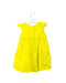 A Yellow Sleeveless Dresses from Petit Bateau in size 12-18M for girl. (Back View)