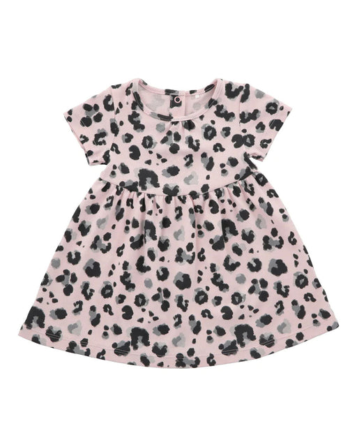 A Pink Short Sleeve Dresses from Hunter + Boo in size 3-6M for girl. (Front View)