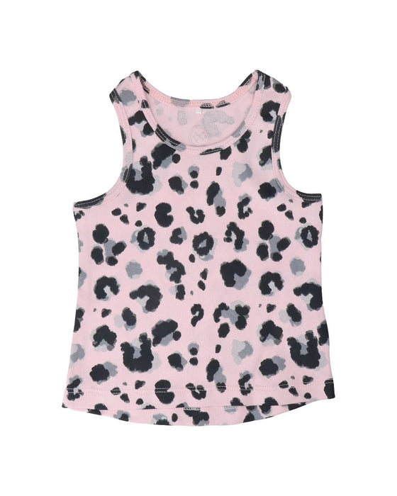 A Pink Sleeveless Tops from Hunter + Boo in size 6-12M for girl. (Front View)