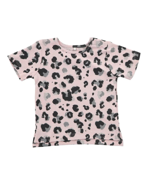 A Pink Short Sleeve T Shirts from Hunter + Boo in size 6-12M for girl. (Front View)