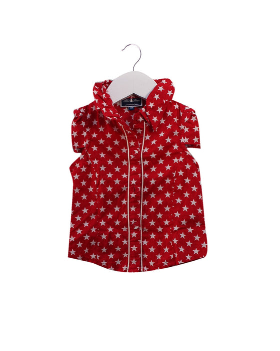 A Red Sleeveless Tops from Nicholas & Bears in size 12-18M for girl. (Front View)