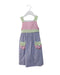 A Blue Sleeveless Dresses from Florence Eiseman in size 4T for girl. (Front View)