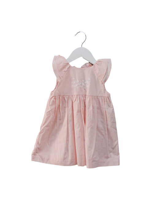 A Pink Short Sleeve Dresses from Janie & Jack in size 18-24M for girl. (Front View)