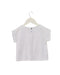 A White Short Sleeve Tops from Jacadi in size 4T for girl. (Back View)