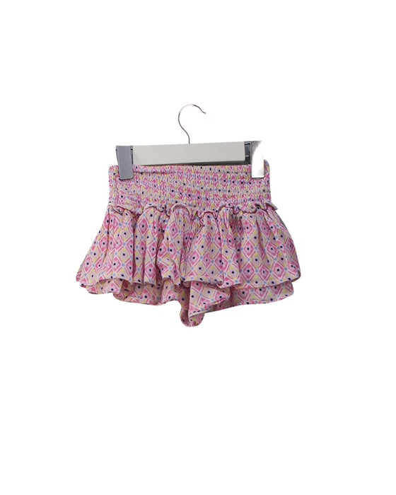 A Pink Short Skirts from Seed in size 2T for girl. (Back View)