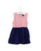 A Pink Sleeveless Dresses from Tommy Hilfiger in size 6-12M for girl. (Front View)