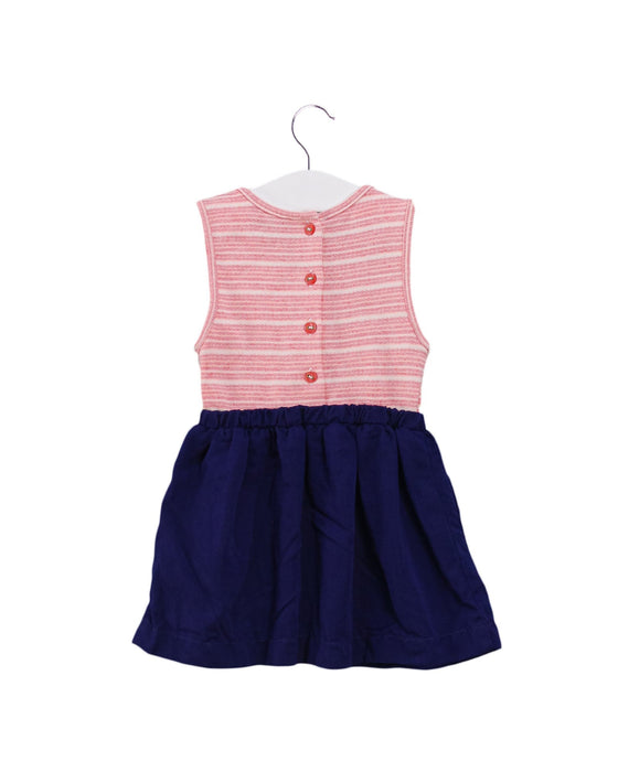 A Pink Sleeveless Dresses from Tommy Hilfiger in size 6-12M for girl. (Back View)