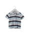 A White Short Sleeve Polos from Calvin Klein in size 2T for boy. (Front View)