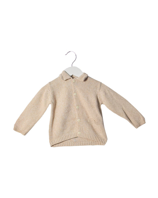 A Beige Cardigans from Floriane in size 12-18M for neutral. (Front View)