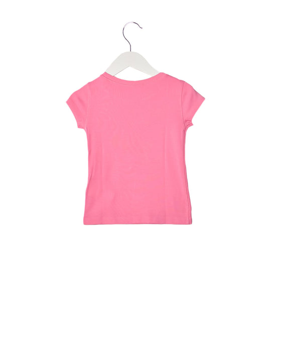 A Pink Short Sleeve T Shirts from Polo Ralph Lauren in size 4T for girl. (Back View)