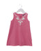 A Pink Sleeveless Dresses from Janie & Jack in size 2T for girl. (Front View)