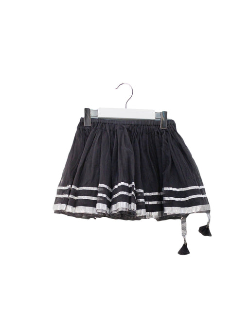 A Grey Tulle Skirts from Velveteen in size 6T for girl. (Front View)