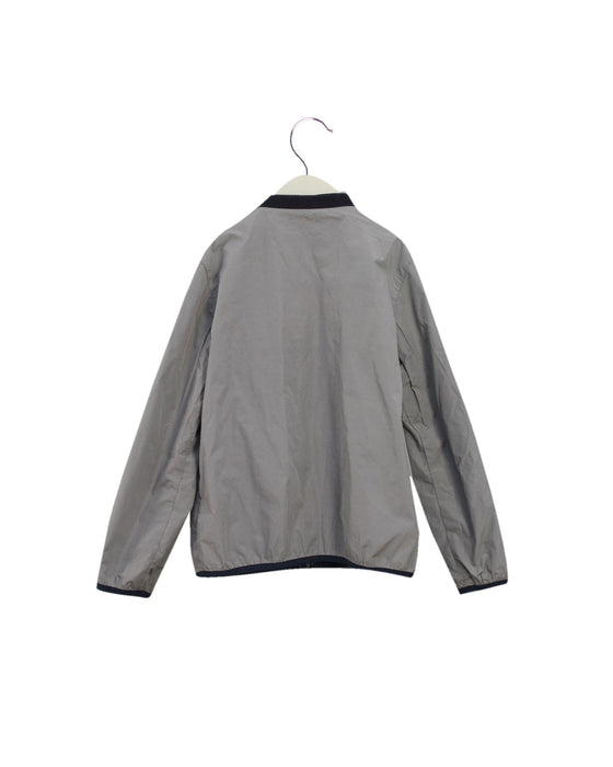 A Grey Lightweight Jackets from Armani in size 10Y for boy. 