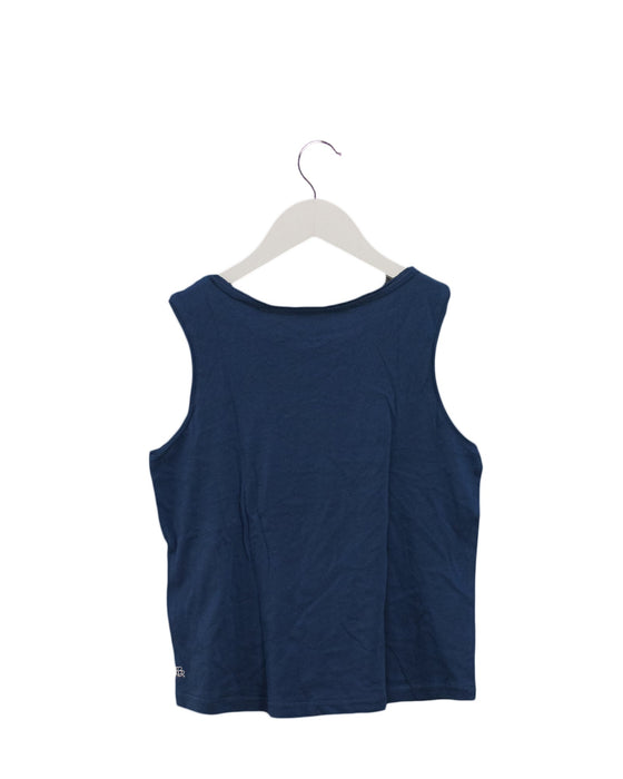 A Blue Sleeveless Tops from Bellerose in size 10Y for girl. (Back View)