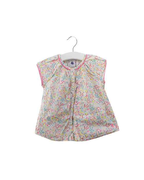 A Multicolour Short Sleeve Tops from Petit Bateau in size 12-18M for girl. (Front View)