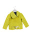 A Yellow Zippered Sweatshirts from Armani in size 6-12M for boy. (Back View)