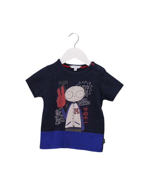 A Navy Short Sleeve T Shirts from Little Marc Jacobs in size 12-18M for boy. (Front View)