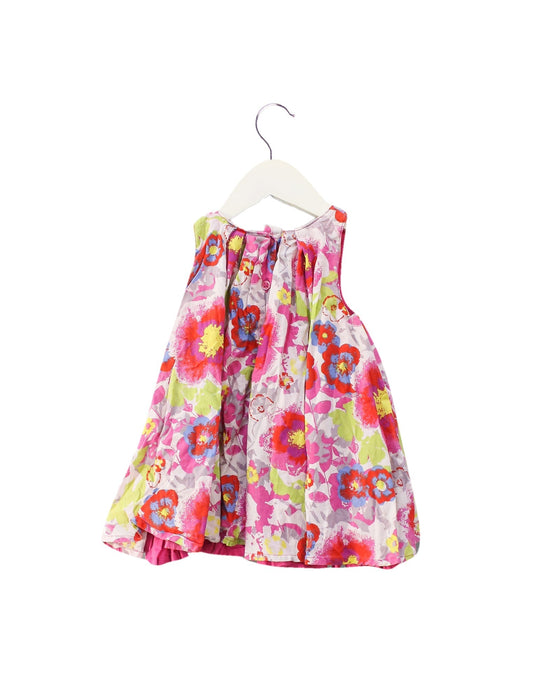 A Pink Sleeveless Dresses from Absorba in size 6-12M for girl. (Back View)