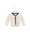 A Ivory Cardigans from Petit Bateau in size 12-18M for boy. (Front View)