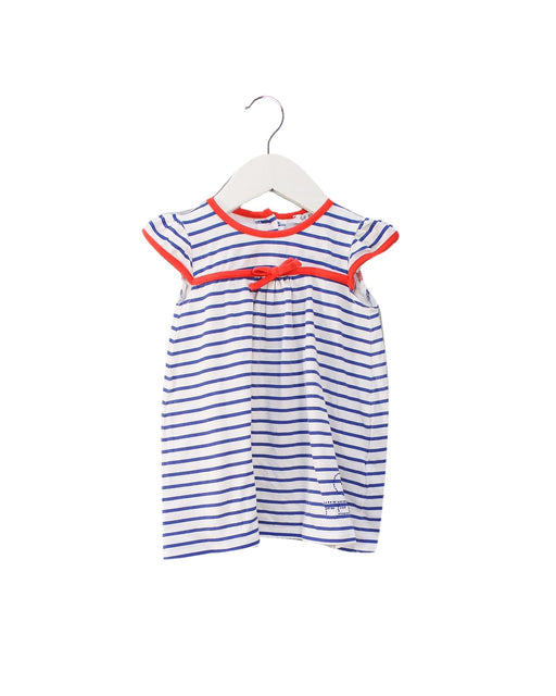 A Blue Short Sleeve Dresses from GF Ferre in size 6-12M for girl. (Front View)