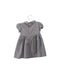 A Grey Short Sleeve Dresses from Il Gufo in size 6-12M for girl. (Back View)